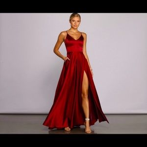 Formal High Slit Dress